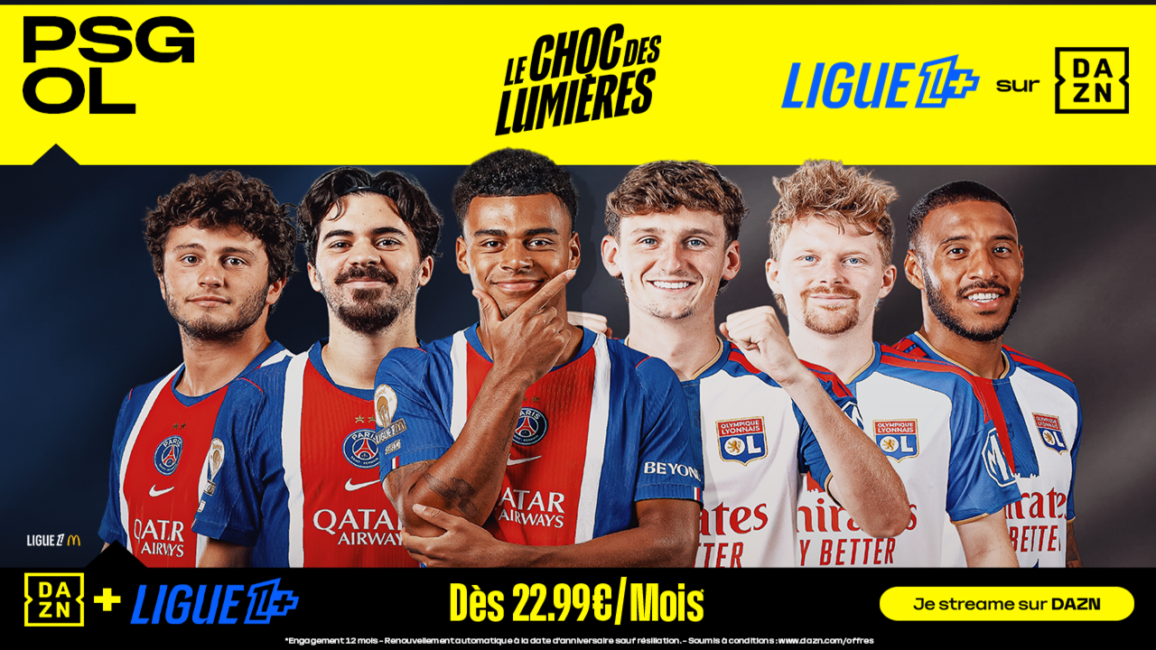 PSG – OL : sur quelle chaîne TV et streaming voir le match en direct ?